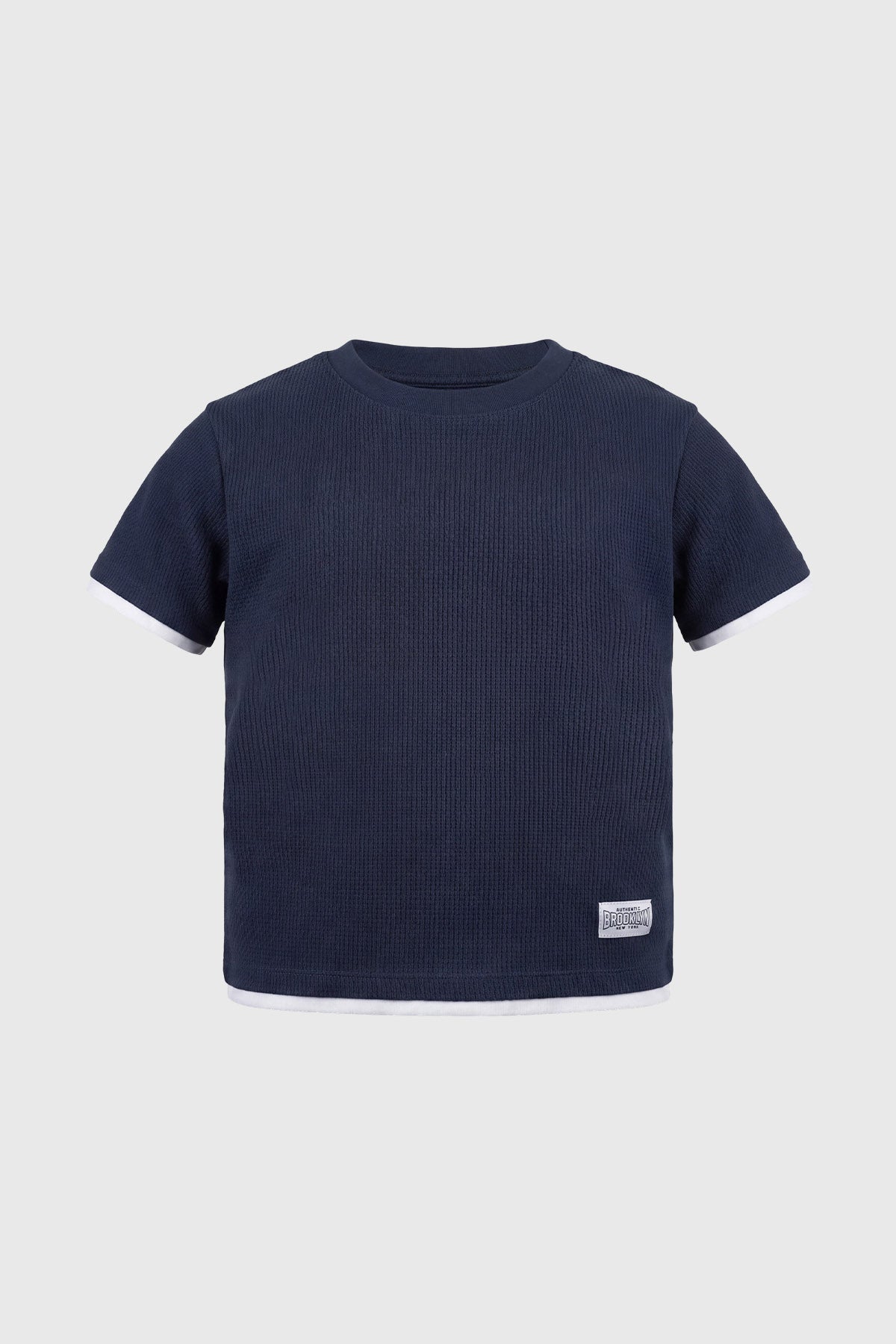 Polera Regular Niño Azul Oscuro