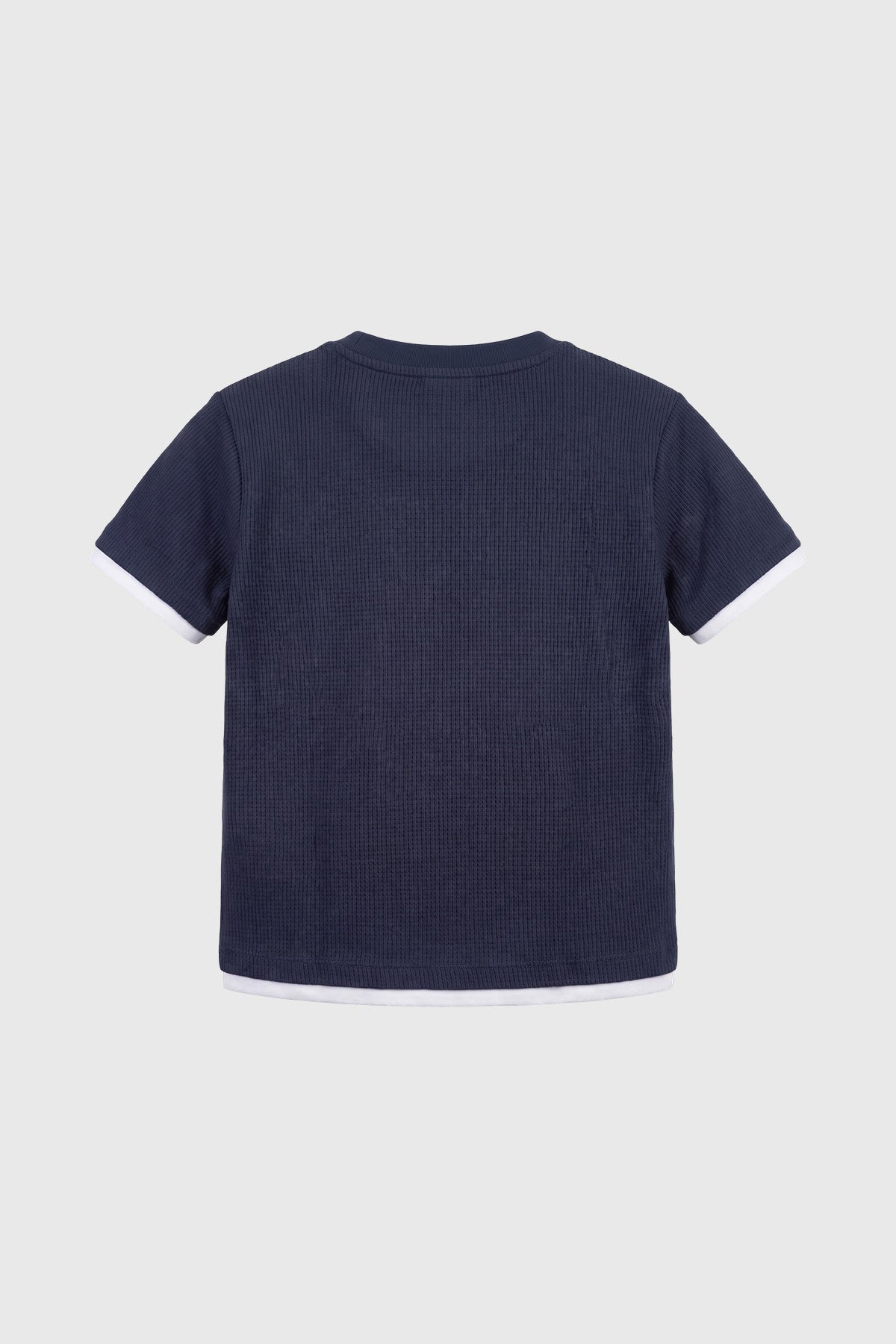 Polera Regular Niño Azul Oscuro