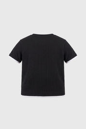 Polera Regular Niño Negro