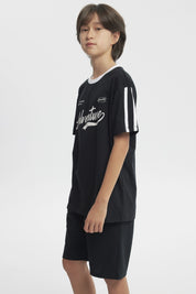 Polera Loose Niño Negro