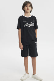 Polera Loose Niño Negro