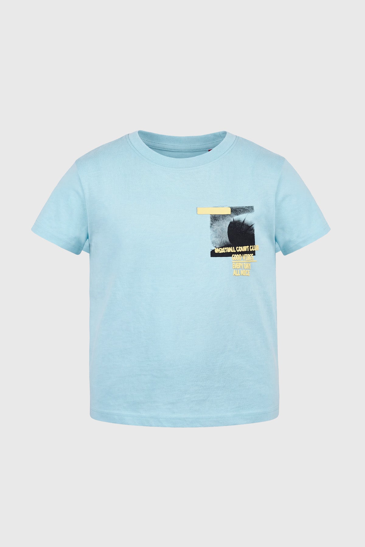 Polera Niño Regular Celeste
