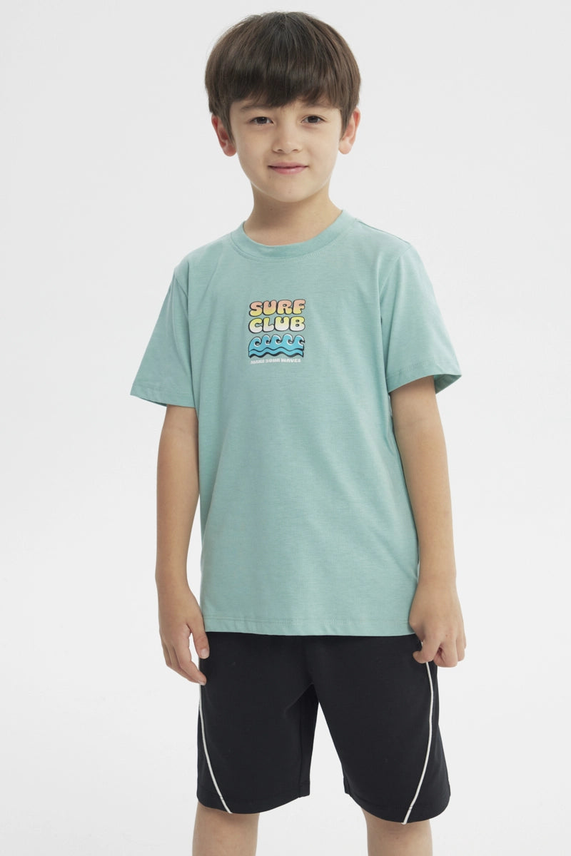Polera Regular Niño Verde