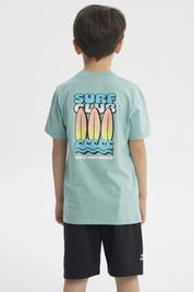 Polera Regular Niño Verde