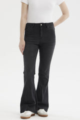 Jeans Flare Vale Mujer Negro