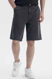 Bermuda Hombre Calce Recto Gris