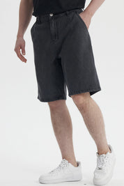 Bermuda Hombre Calce Recto Gris