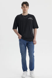 Jeans Hombre Slim Lavado Azul