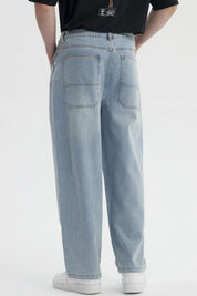 Jeans Hombre Baggy Retro Azul Claro