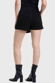 Falda Mujer Cargo Tablas Negro