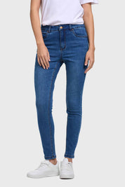 Jeans Mujer Estela Super Skinny Azul