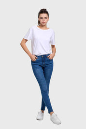 Jeans Mujer Estela Super Skinny Azul