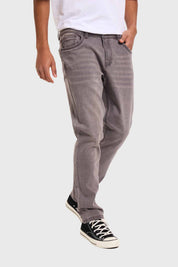 Jeans Hombre Slim Gris