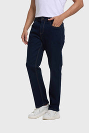 Jeans Hombre Straight Azul Oscuro
