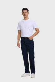Jeans Hombre Straight Azul Oscuro