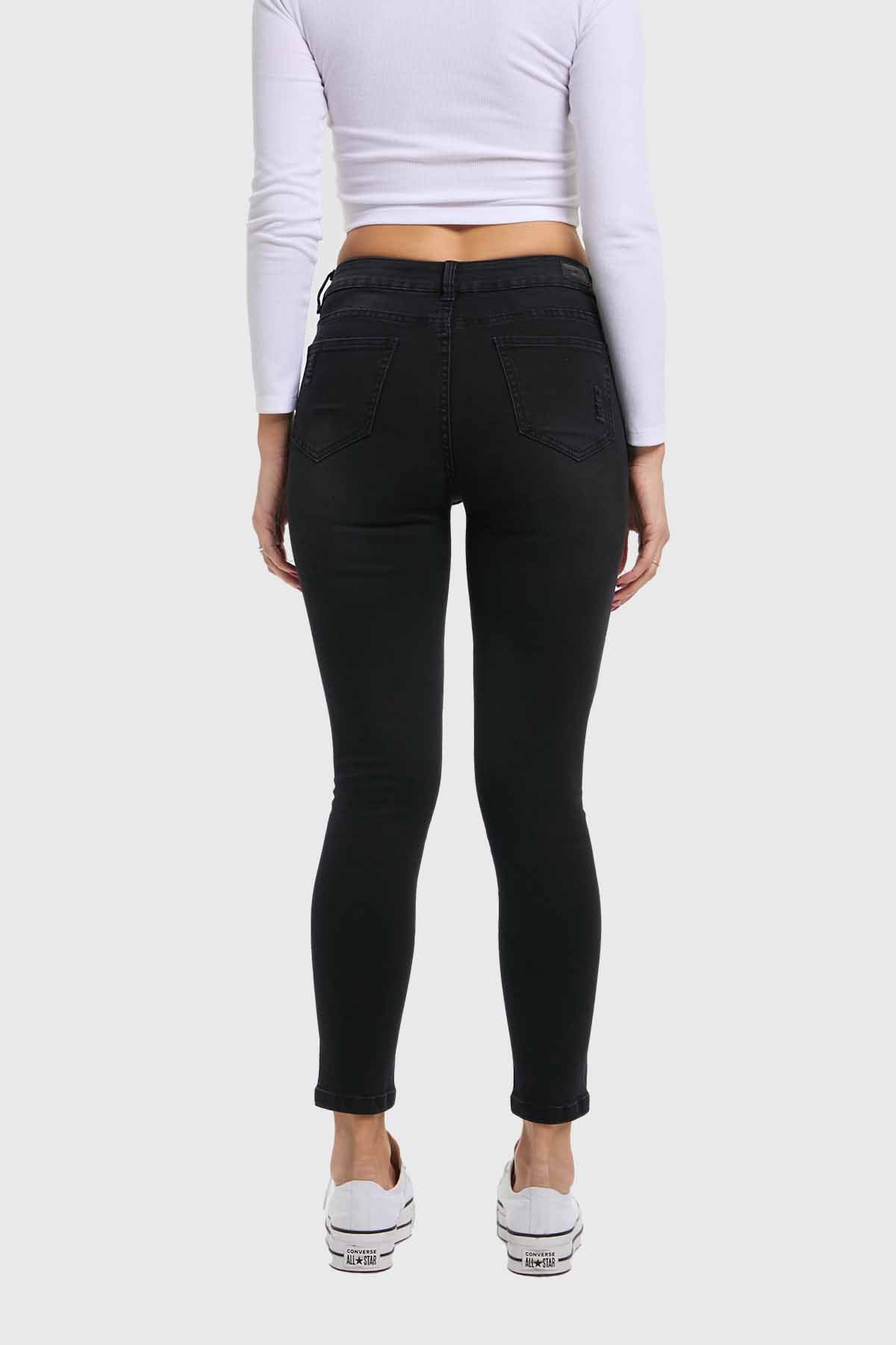 Jeans Mujer Super Skinny Lia Negro