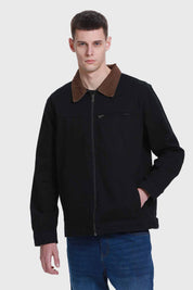Chaqueta Hombre Mezclilla Negro