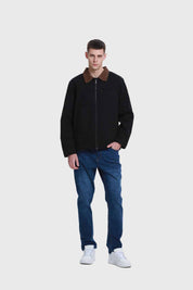 Chaqueta Hombre Mezclilla Negro