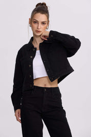 Chaqueta Mujer Cowboy Negro
