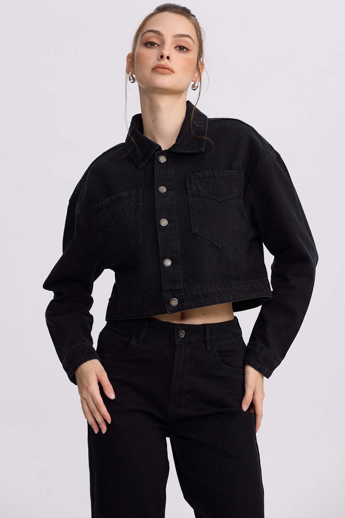 Chaqueta Mujer Cowboy Negro