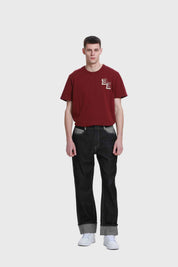 Jeans Hombre Contraste Negro