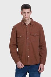 Camisa Hombre Café