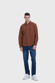 Camisa Hombre Café