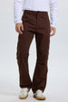 Jeans Hombre Calce Cargo Café