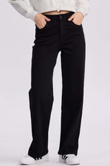 Jeans Calce Recto Sofía Mujer Negro