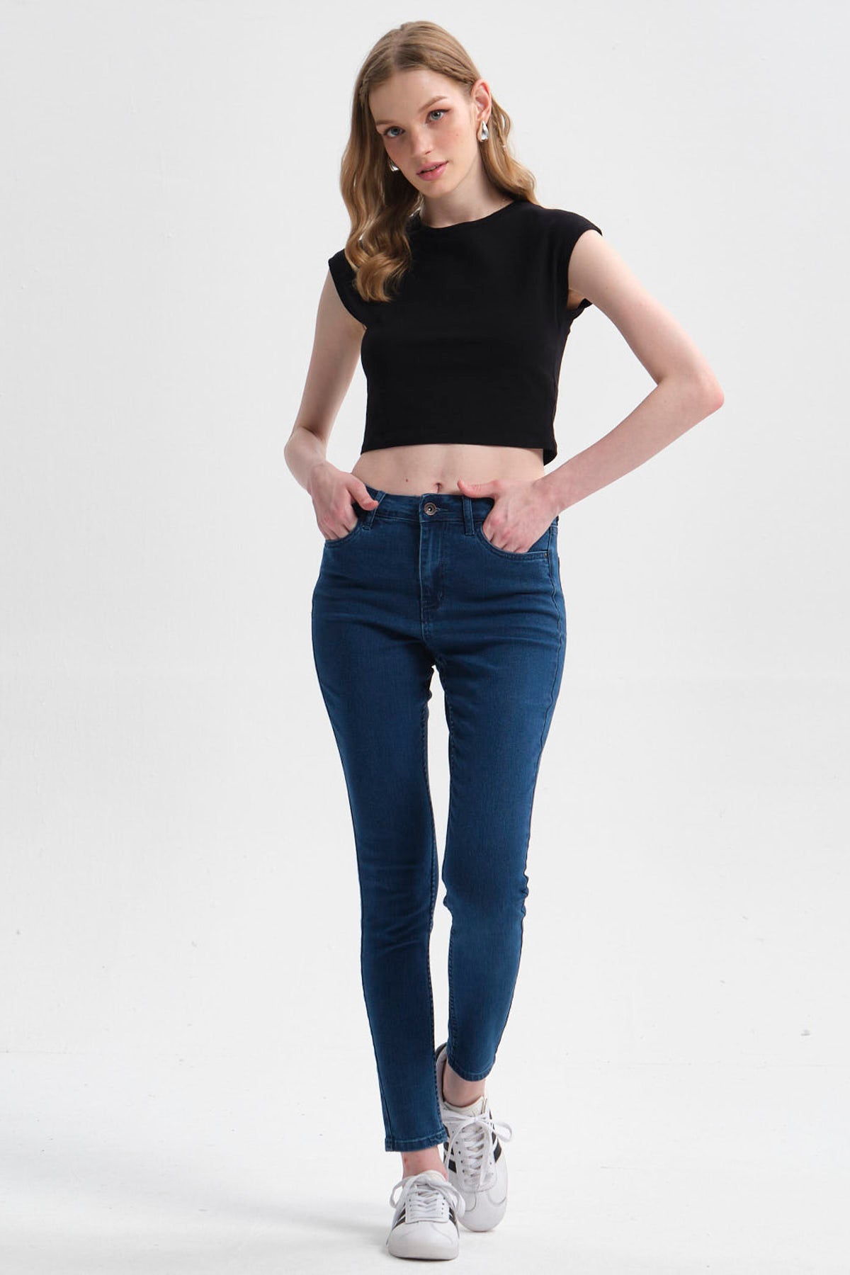 Jeans Mujer Super Skinny Emilia Azul