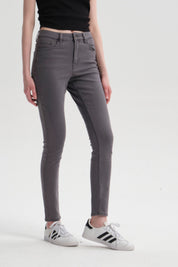 Jeans Mujer Super Skinny Emilia Gris