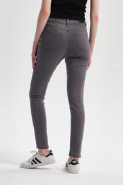 Jeans Mujer Super Skinny Emilia Gris