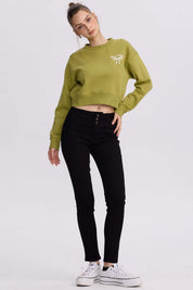 Jeans Mujer Castilla Negro, liso en color negro