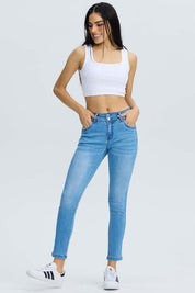 Jeans Mujer Skinny Kim Azul Claro