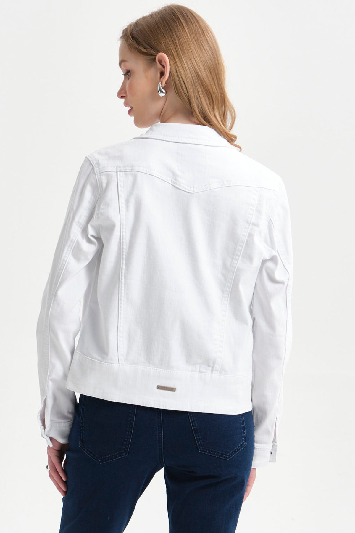 Chaqueta Mujer Clásica Blanco