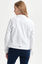 Chaqueta Mujer Clásica Blanco