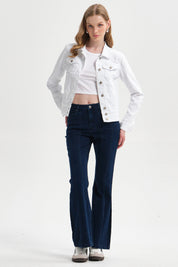 Chaqueta Mujer Clásica Blanco