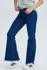Jeans Mujer Flare Monse Azul