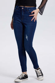 Jeans Mujer Lia Super Skinny Azul Oscuro