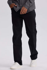 Jeans Straight 605 Hombre Negro