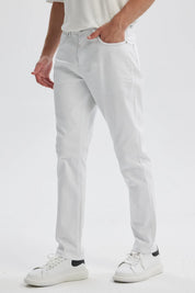 Jeans Hombre Skinny 101 Blanco