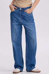 Jeans Calce Recto Cami Mujer Azul