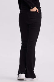 Jeans Mujer Flare Linea Negro
