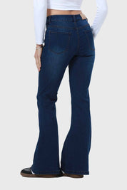 Jeans Mujer Flare Vale Azul