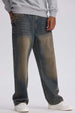 Jeans hombre wide leg azul retro estilo juvenil