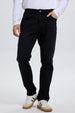 Jeans Hombre 703 Slim Negro de denim elástico