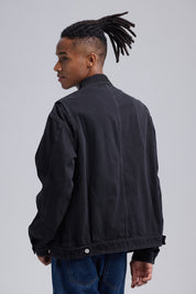 Chaqueta Hombre Denim Gris