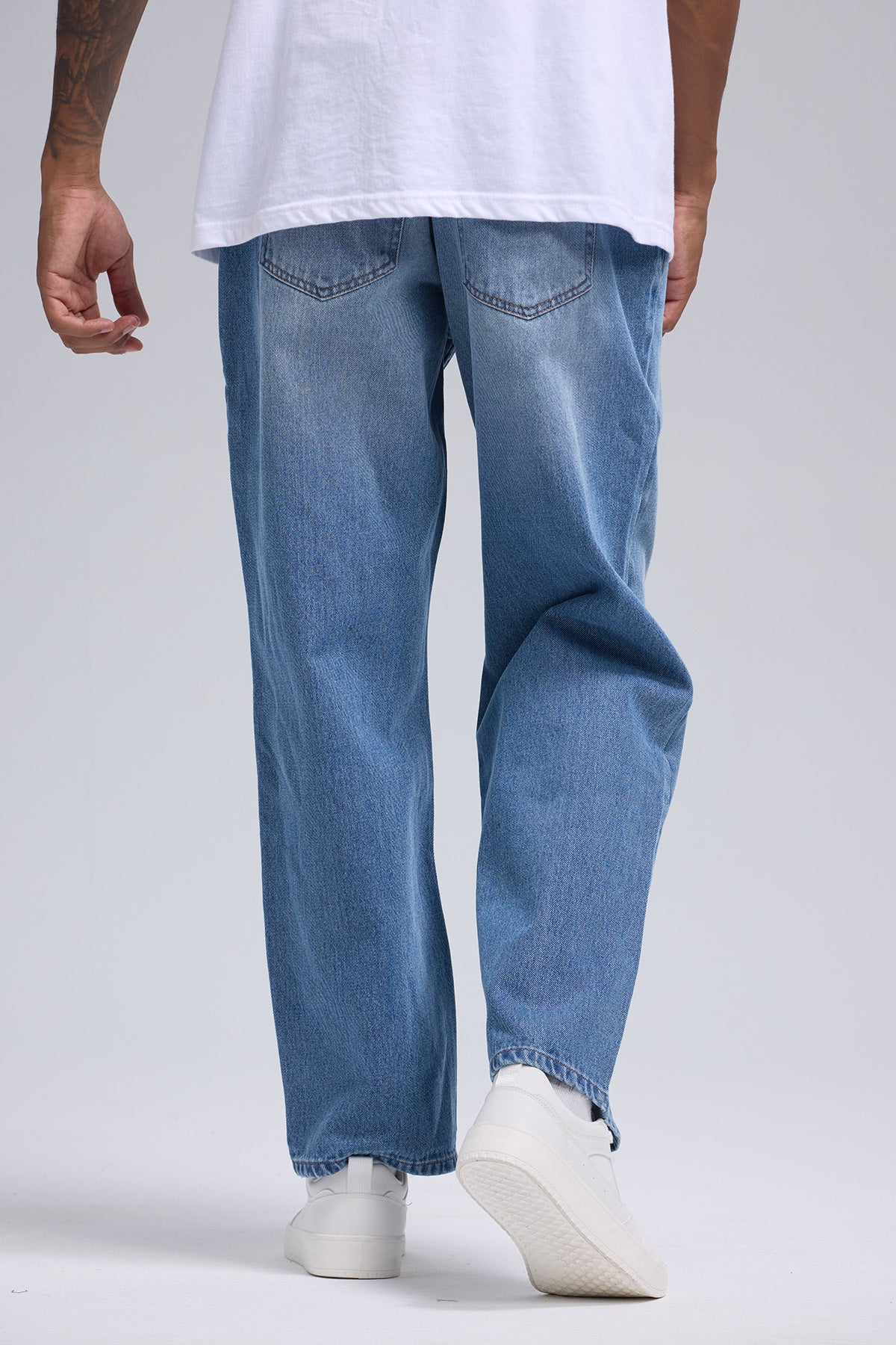 Jeans Hombre Calce Recto Focalizado Azul