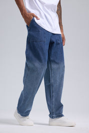 Jeans Hombre Degradé Azul Claro
