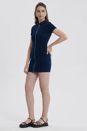 Vestido Mujer Ajustado Azul Oscuro